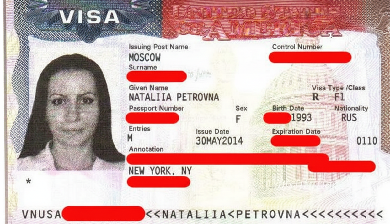 Виза Натальи