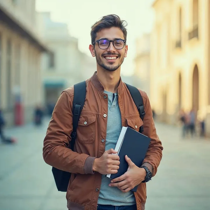 Студент с визой F-1